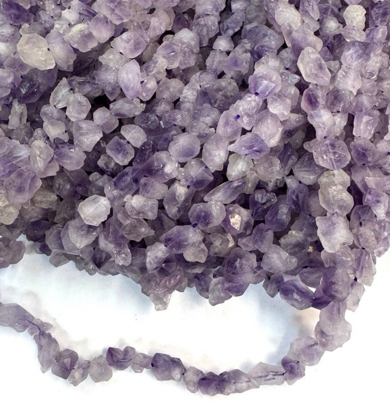 Аметист свободная форма размер 8*10мм натуральный камень Фиолетовый