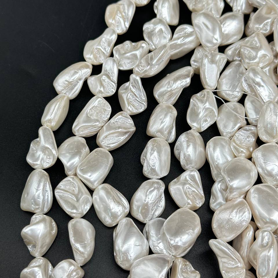 Майорка цвет белый размер 17*21мм