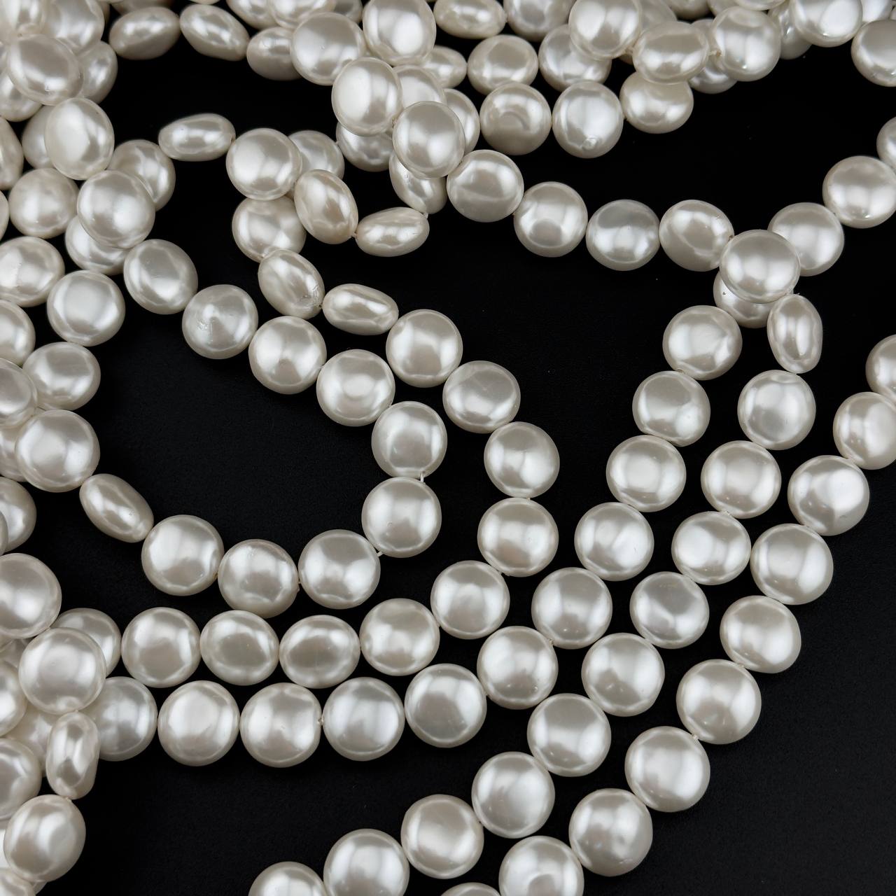 Майорка цвет белый размер 12мм