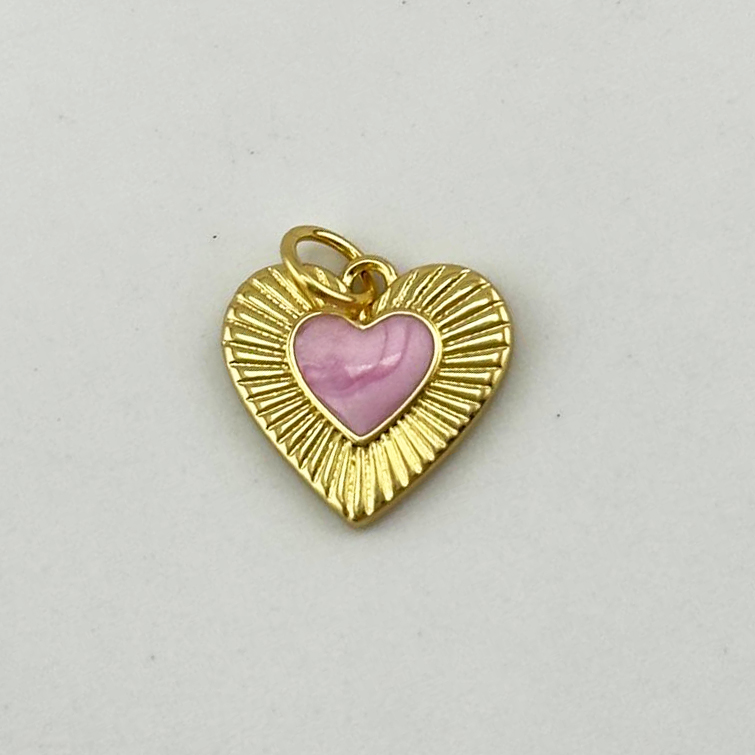 Подвеска Сердце размер 16*16,9мм цвет золото